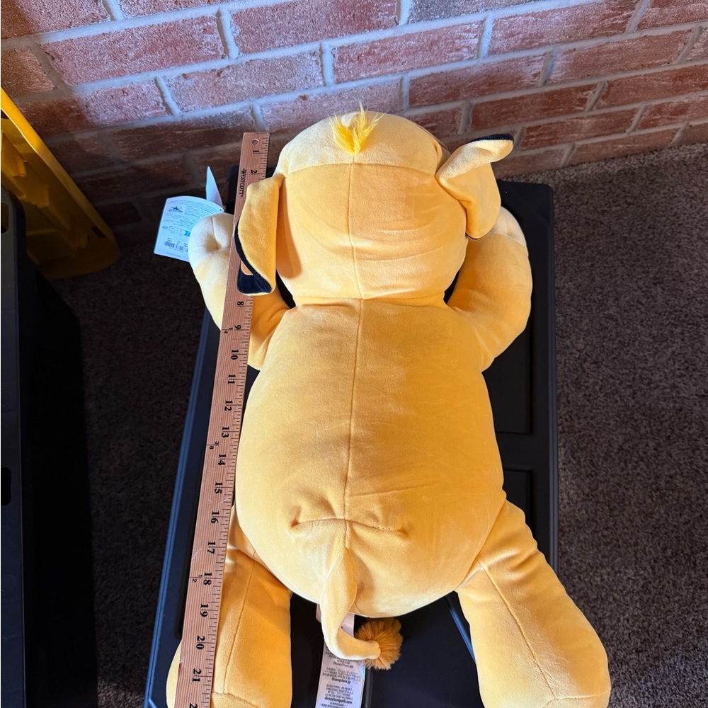 NEW NWT Disney Simba Plush Toy - Yellow Soft Cuddly Stuffed Animal - Picture 6 of 6